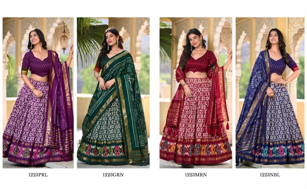 Celebrate In Style With The Opulent Beauty Of Tussar Silk Our Lehenga Choli Is Perfect For Making Unforgettable Memories In Classic Elegance